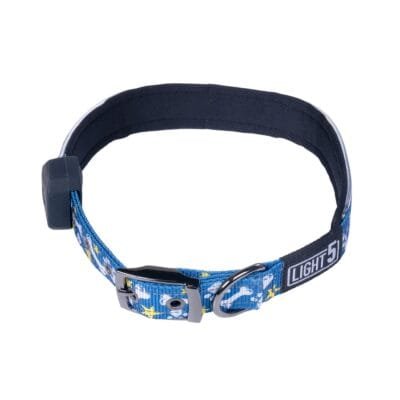 Kaulapanta Light5 Doggo Led Collar, Sininen, S