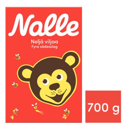 Nalle 700g wholegrain four cereal flakes