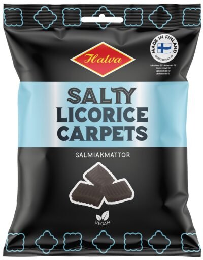 Halva Salty Licorice Carpets 140 g