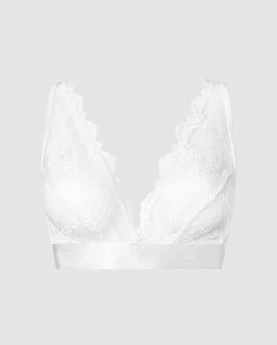 Plunge Bralette Blanche