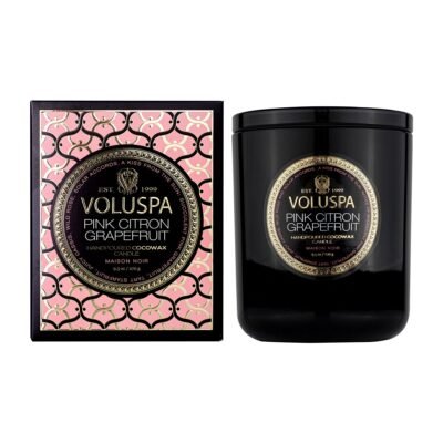 Voluspa Classic Maison Noir tuoksukynttilä 60 tuntia Pink Citron Grapefruit