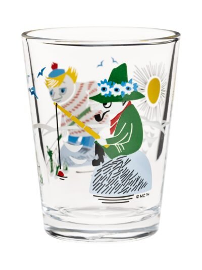 Moomin fishing -juomalasi 22 cl