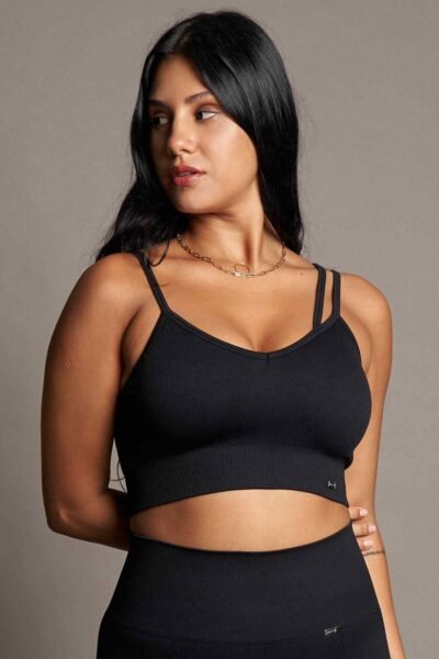 Blues Sports Bra Black