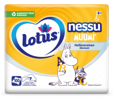 LOTUS Moomin Nessu tissues 100 pcs