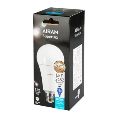 Led-lamppu Airam E27, 4000K, 20 W / 2452 lm