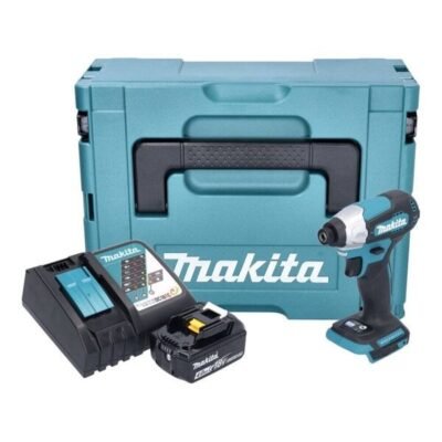 Akkuiskuväännin Makita DTD 157 RM1J 18 V 140 Nm 1/4" + 1x akku 4,0 Ah + laturi + Makpac