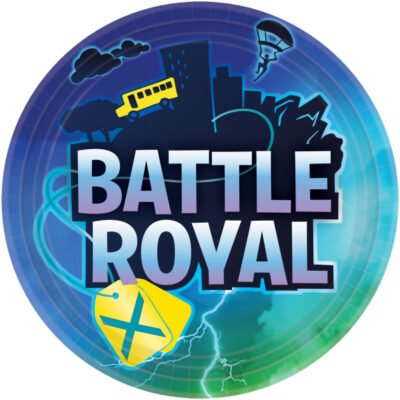 Pahvilautaset - Battle Royal, 23cm, 8kpl