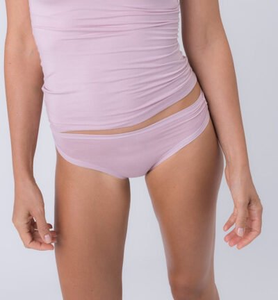 Brazilian Briefs Natural Fabric Powder Pink - 2 Pack