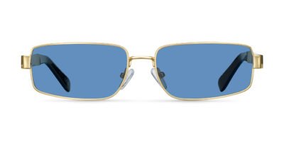 Jelani Sunglasses Gold Blue