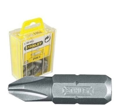 Ruuvimeisselin ristipää kärki Stanley PH1 25mm (25kpl) 1-68-942