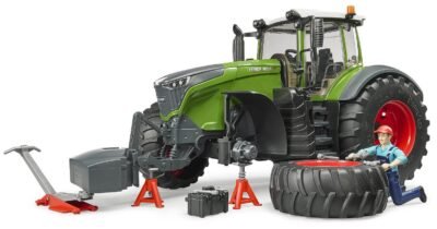 Lelu Traktori Fendt 1050 Vario ja renkaanvaihtosetti (1:16), Bruder