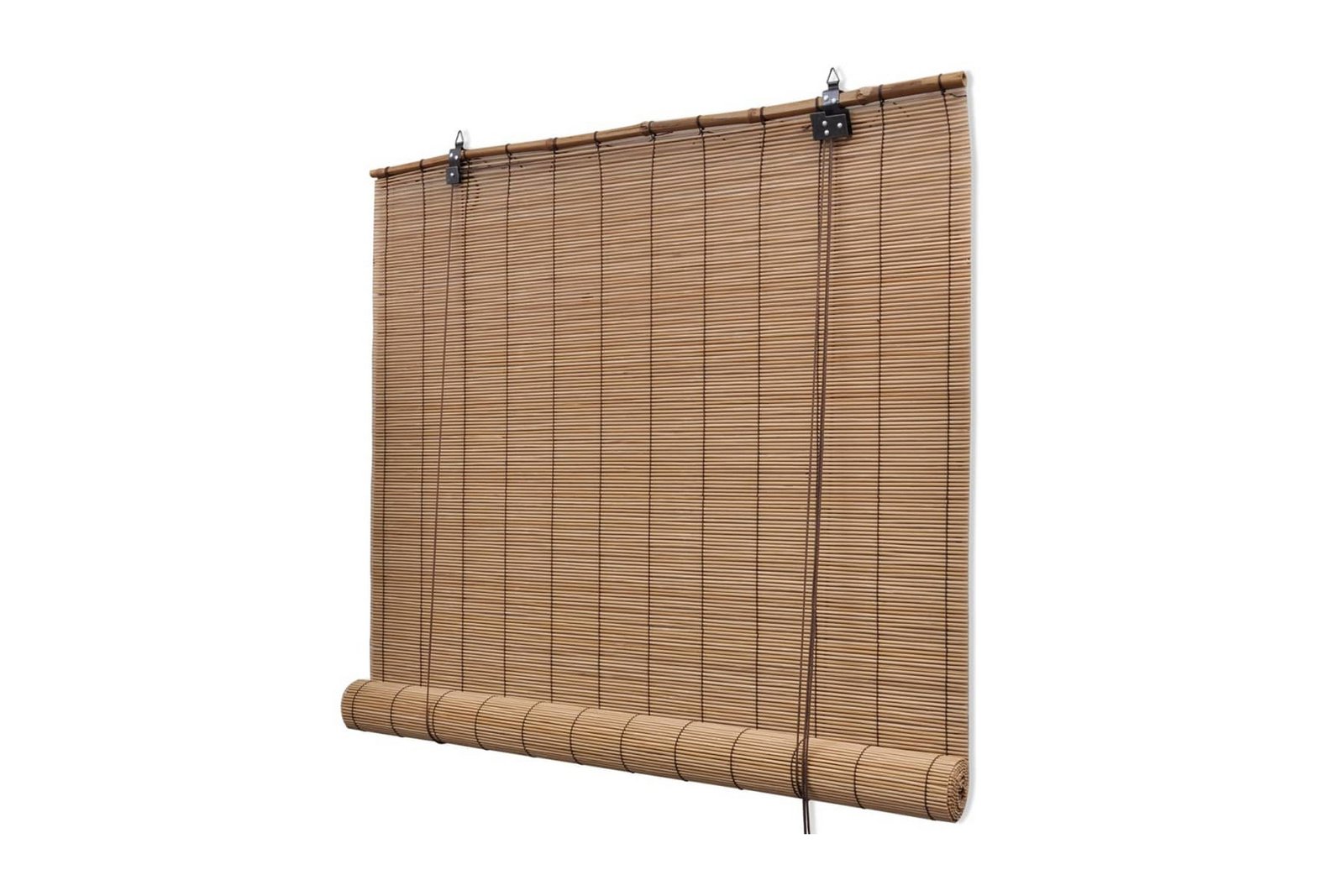 Bambu rullaverhot 2kpl ruskea 120 x 220 cm - Ruskea