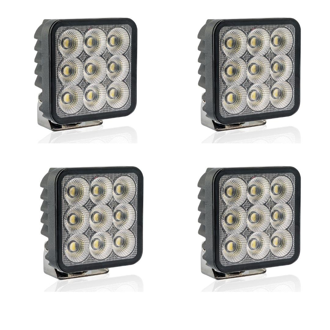 BullPro Spectrum Square 54 LED-työvalo 4kpl