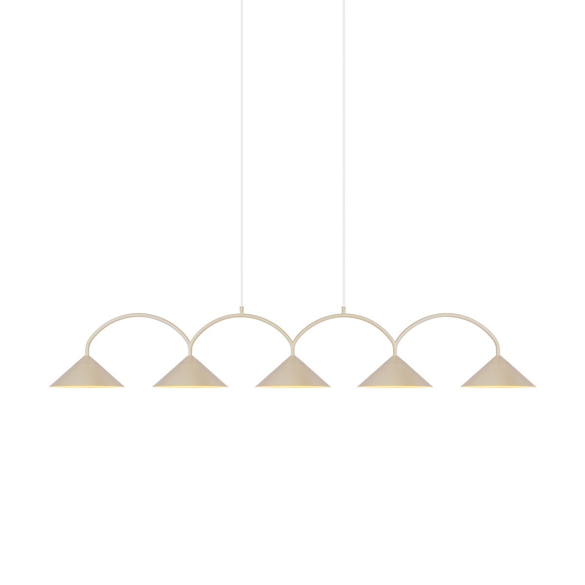 Globen Lighting Curve riippuvalaisin 5 Beige