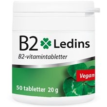 Ledins B-2 vitamin 50 tablettia