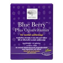 New Nordic Blue Berry Plus Ögonvitamin 60 tablettia