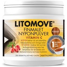 Litomove Nyponpulver Vitamin C 200 gr