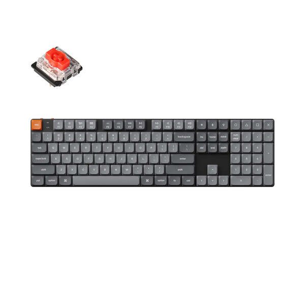 Keychron K5 MAX Hot Swap QMK/VIA Gateron Low Profile Red -langaton näppäimistö