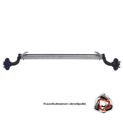 Akseli AL-KO WP 750 kg A1200 (vesitiivis 4x100 jarruton)