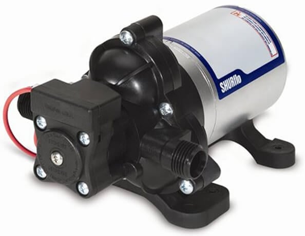 Painevesipumppu Shurflo 12 V, 7 l, (min 1,4 bar)
