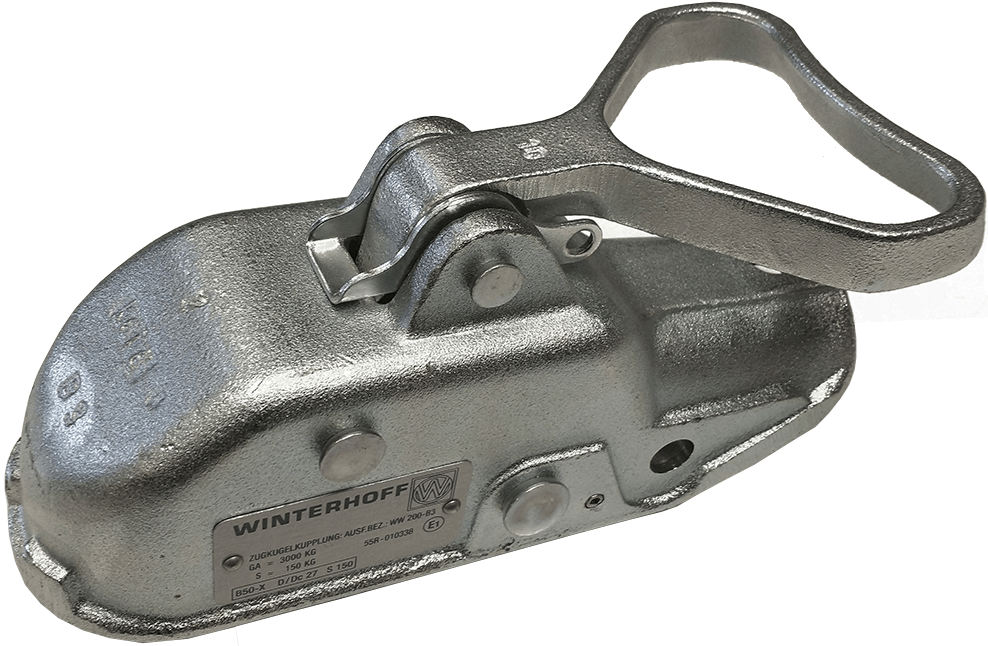 Kuulakytkin 3000 kg Ø45-46mm Knott (Böckmann "sydänkahva" lukolla)