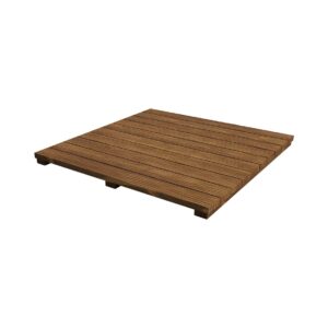 Acacia wood insert -akaasiapuinen taso laajennuspöytärunkoon