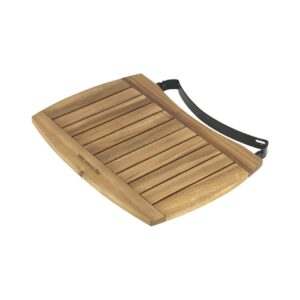Acacia wood egg mates -sivupöydät m-kokoiseen grilliin