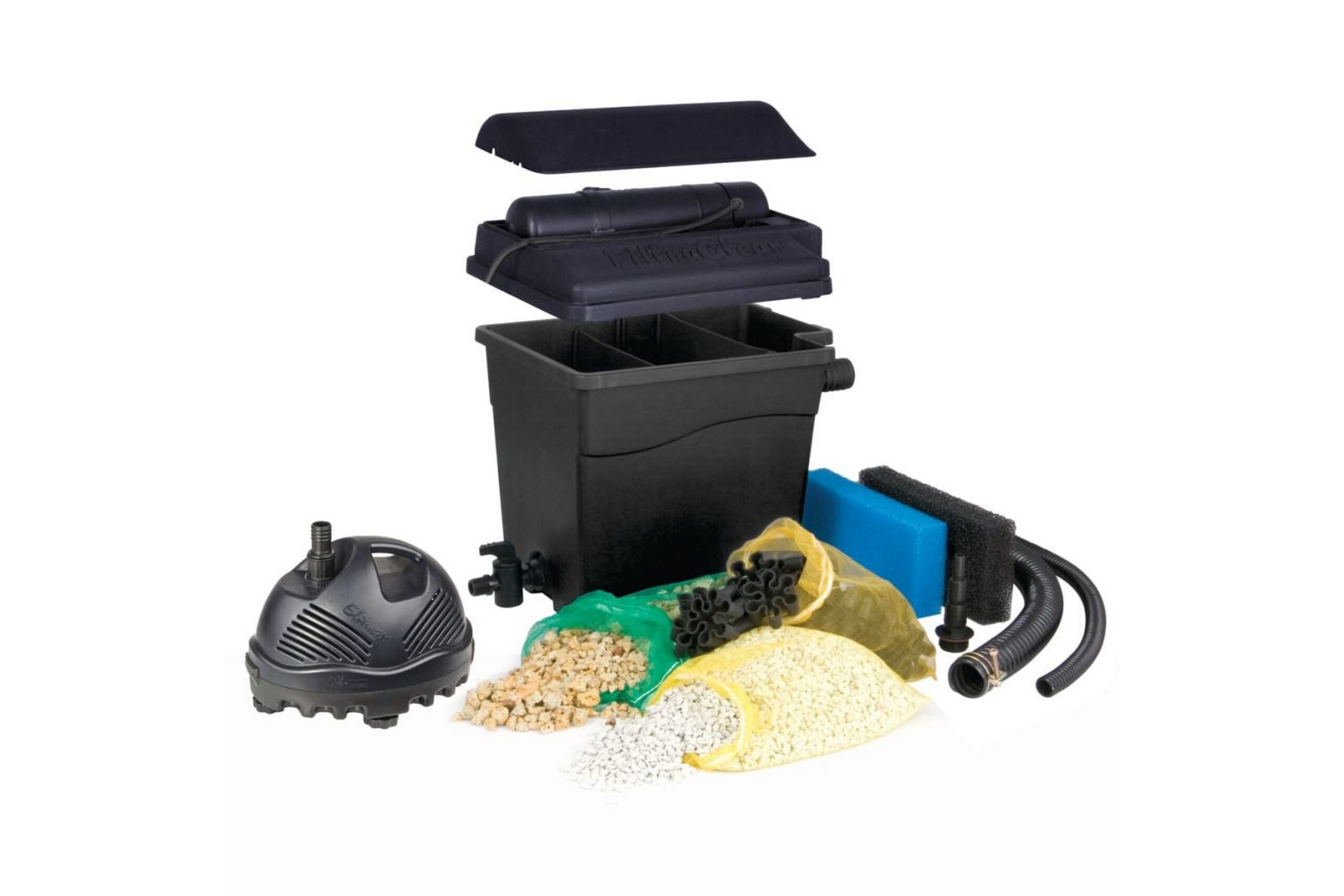 Ubbink Lammen Suodatin FiltraClear 6000 PlusSet 1355166 - Musta