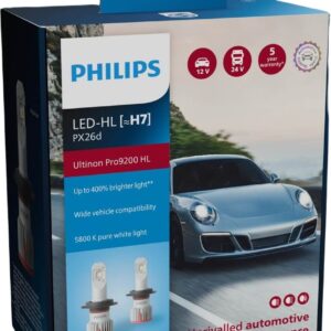 Led-polttimo, H7 Ultinon Pro9200, pari, Philips