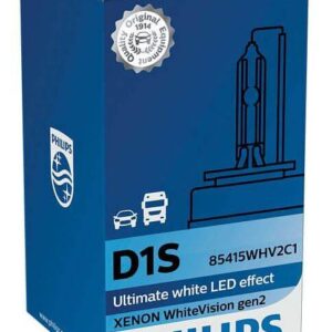 Ajovalopolttimo Xenon WhiteVision, D1S, Philips