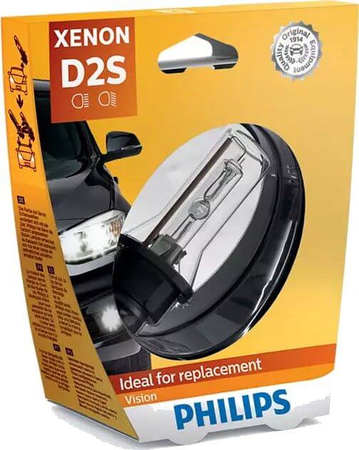 Ajovalopolttimo Xenon vision, D2S, Philips
