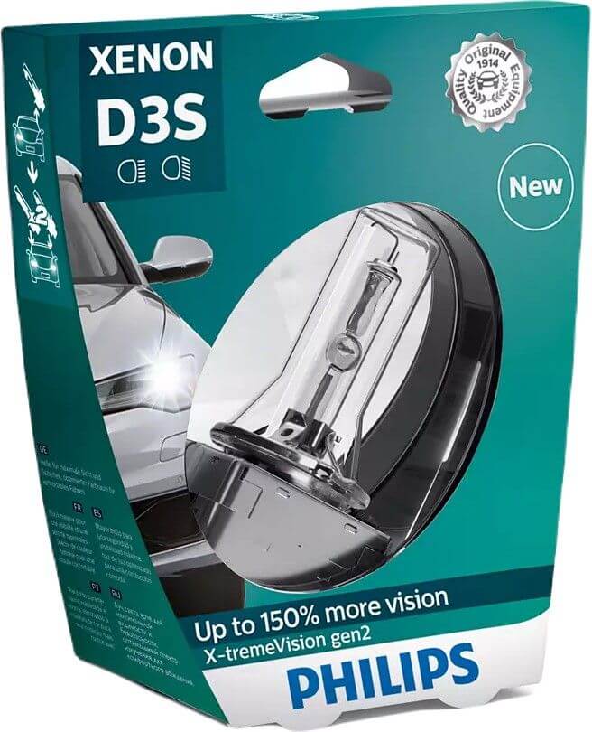 Ajovalopolttimo X-tremeVision gen2, D3S, Philips