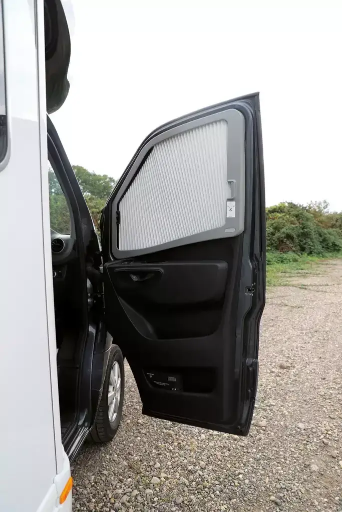 Sivuikkunan pimennysverho oikea Mercedes-Benz Sprinter (2019➟), Remis
