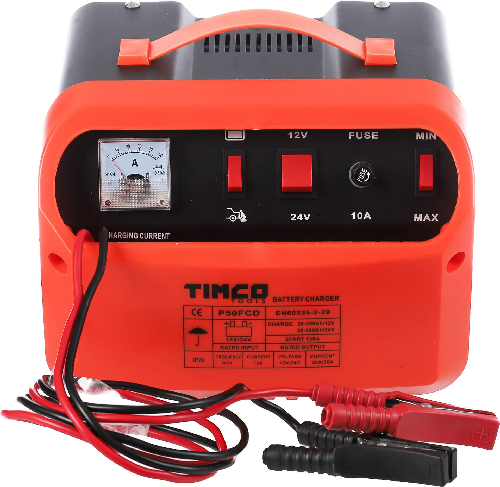 Apukäynnistin / akkulaturi 12/24 V, 130 A, Timco