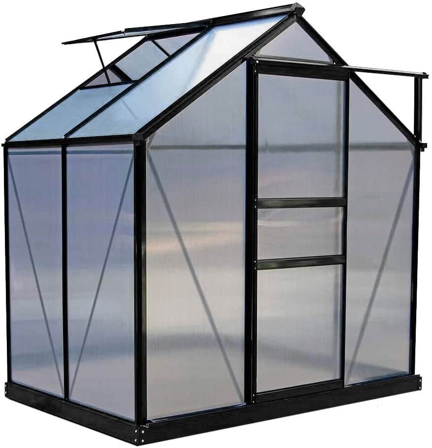 Kasvihuone 2,3 m² alumiinirungolla, Green Land