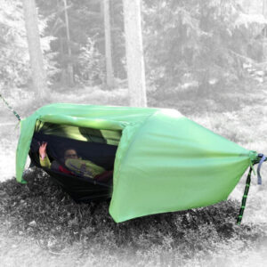 Riippumatto ja teltta Rain Hammock, vihreä, Out-Zone
