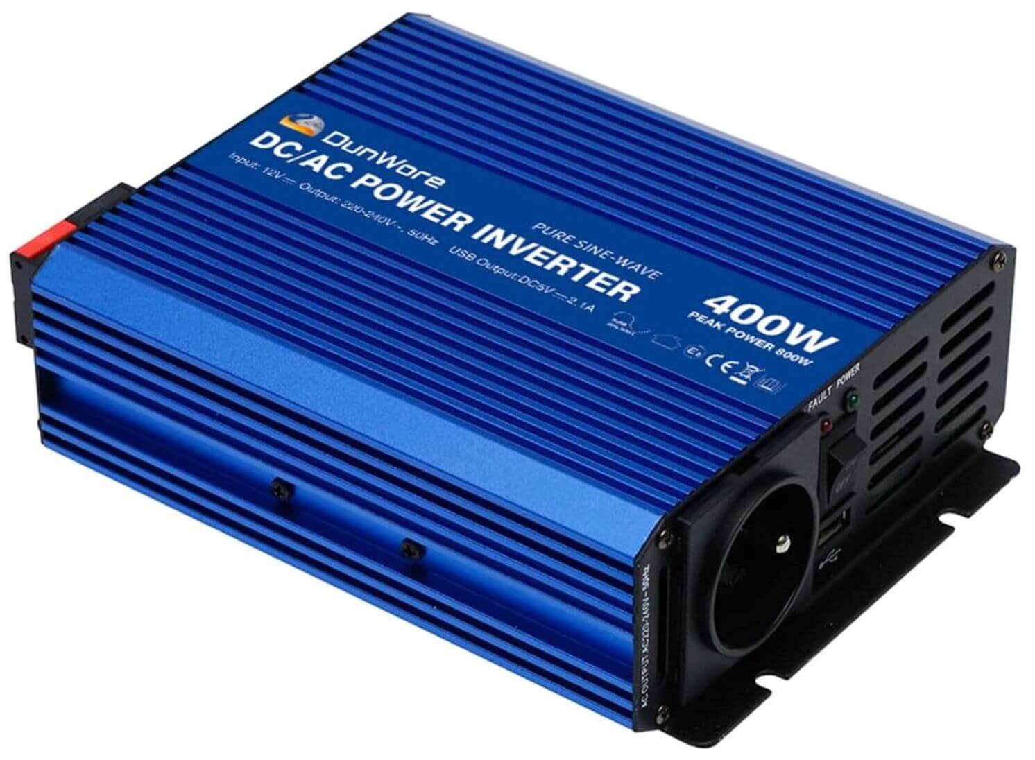 Invertteri puhdas siniaalto 400 W (12 V), Dunwore