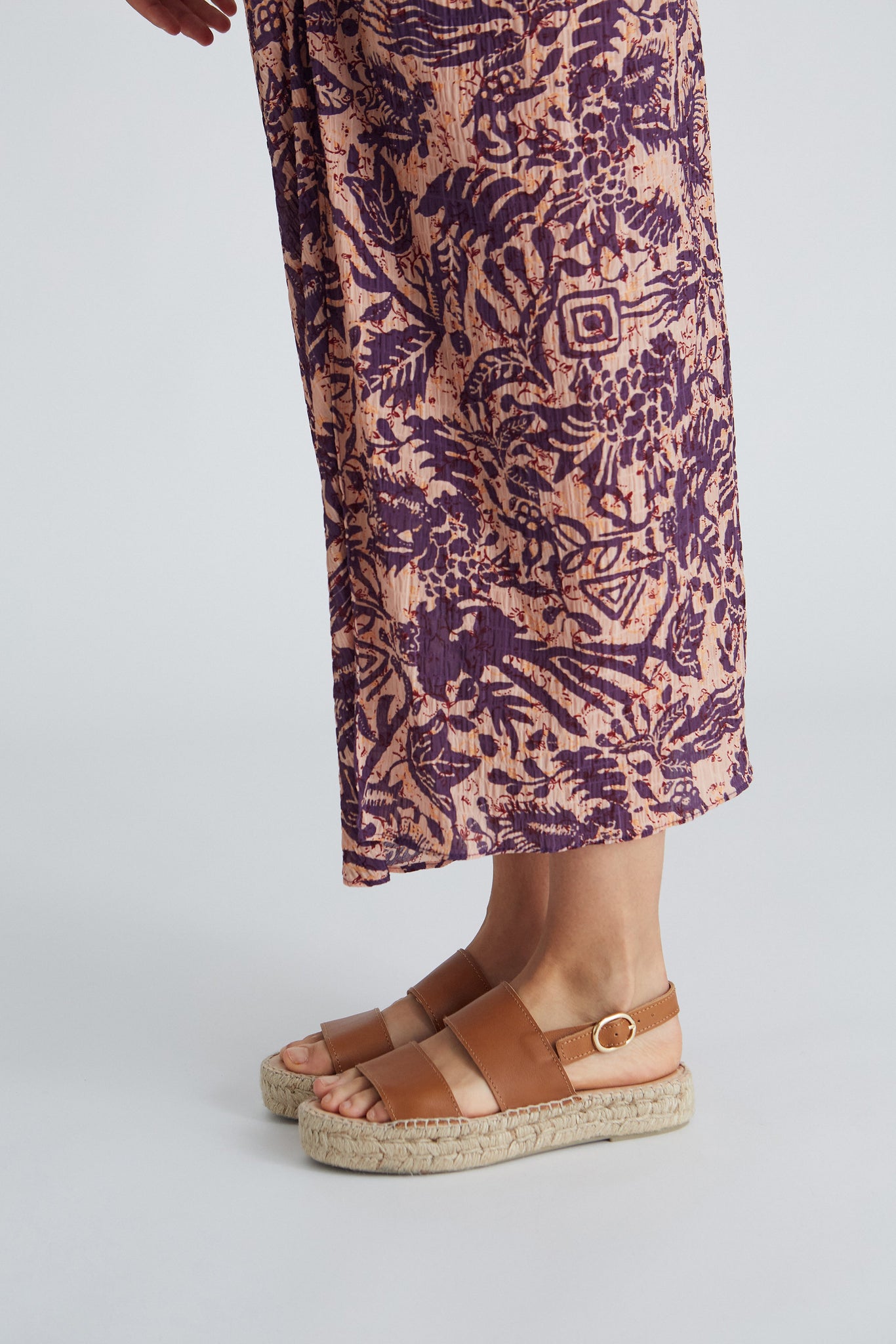Double Strap Sandaalit Ruskea