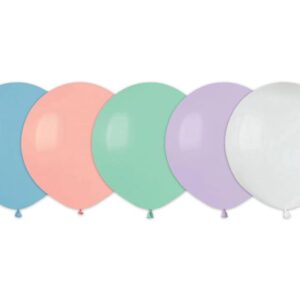 Pastelliset Ilmapallot, 48cm, 5kpl