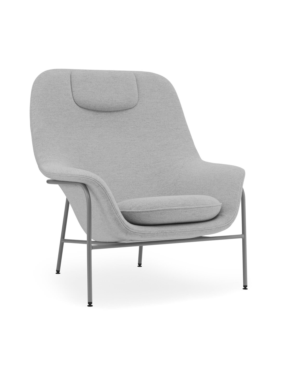 Drape lounge chair high -nojatuoli