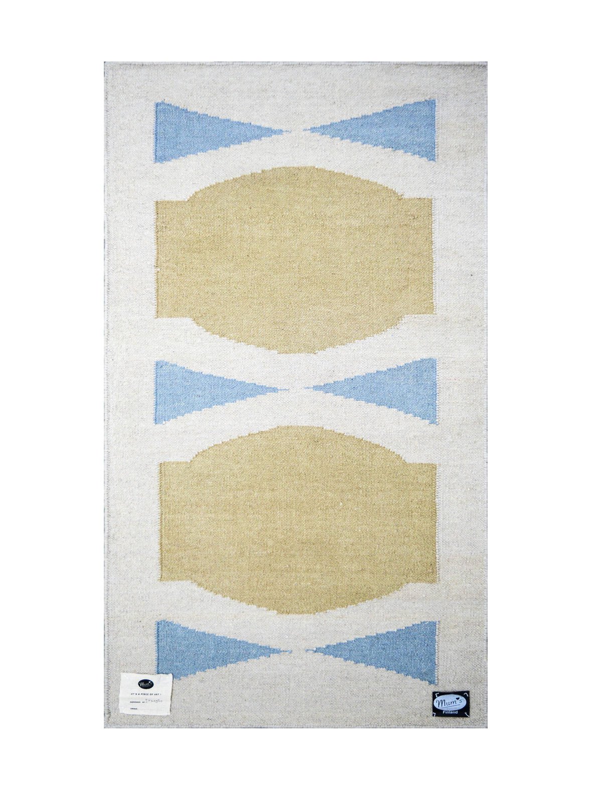 Bowl rug #4 bowties -matto