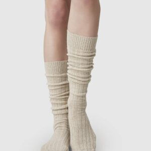 Bodil Chunky Knee-Highs Oat