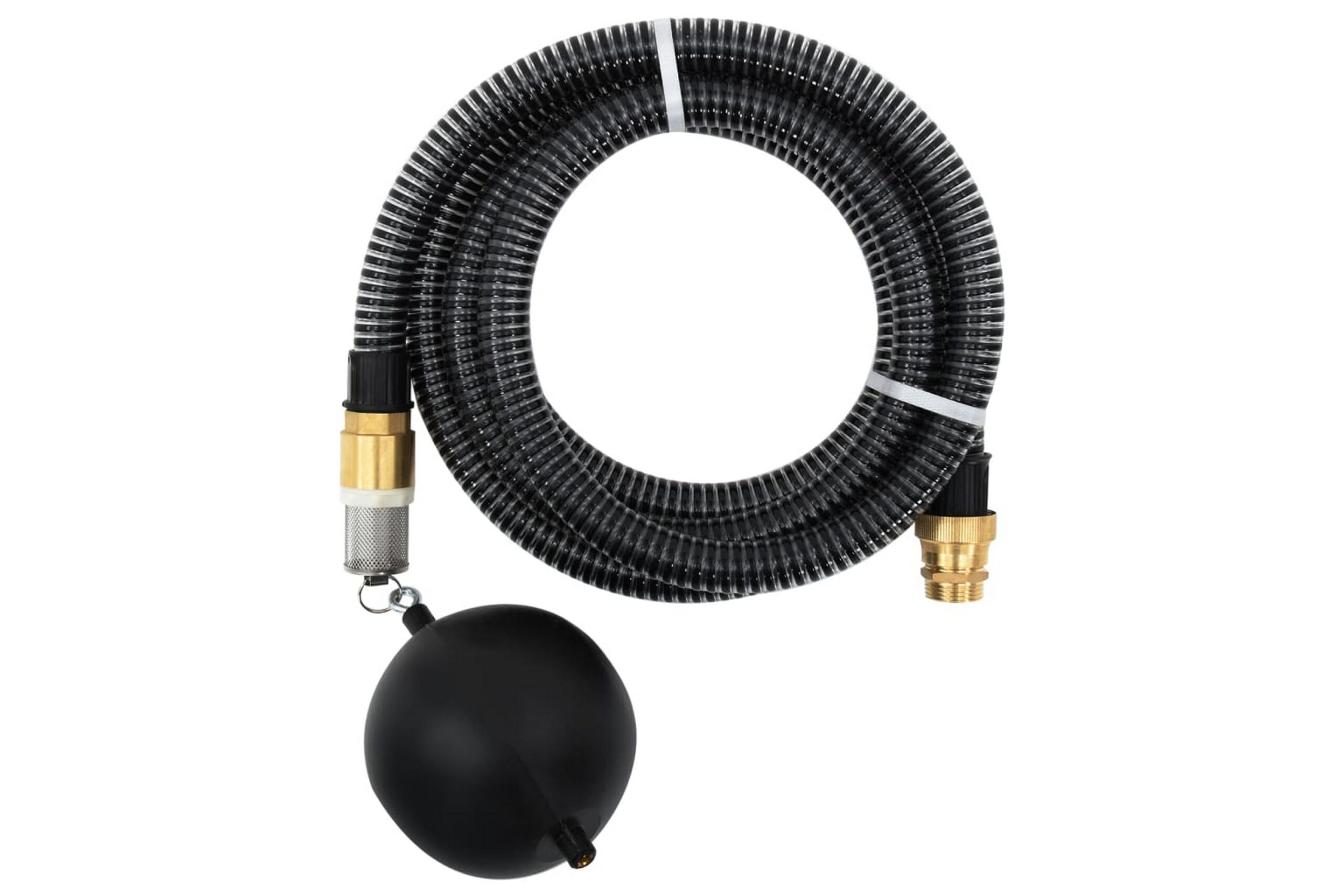 Imuletku messinkiliittimillä 3 m 25 mm musta - Musta