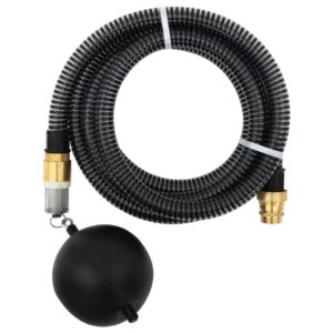 Imuletku messinkiliittimillä 10 m 25 mm musta - Musta