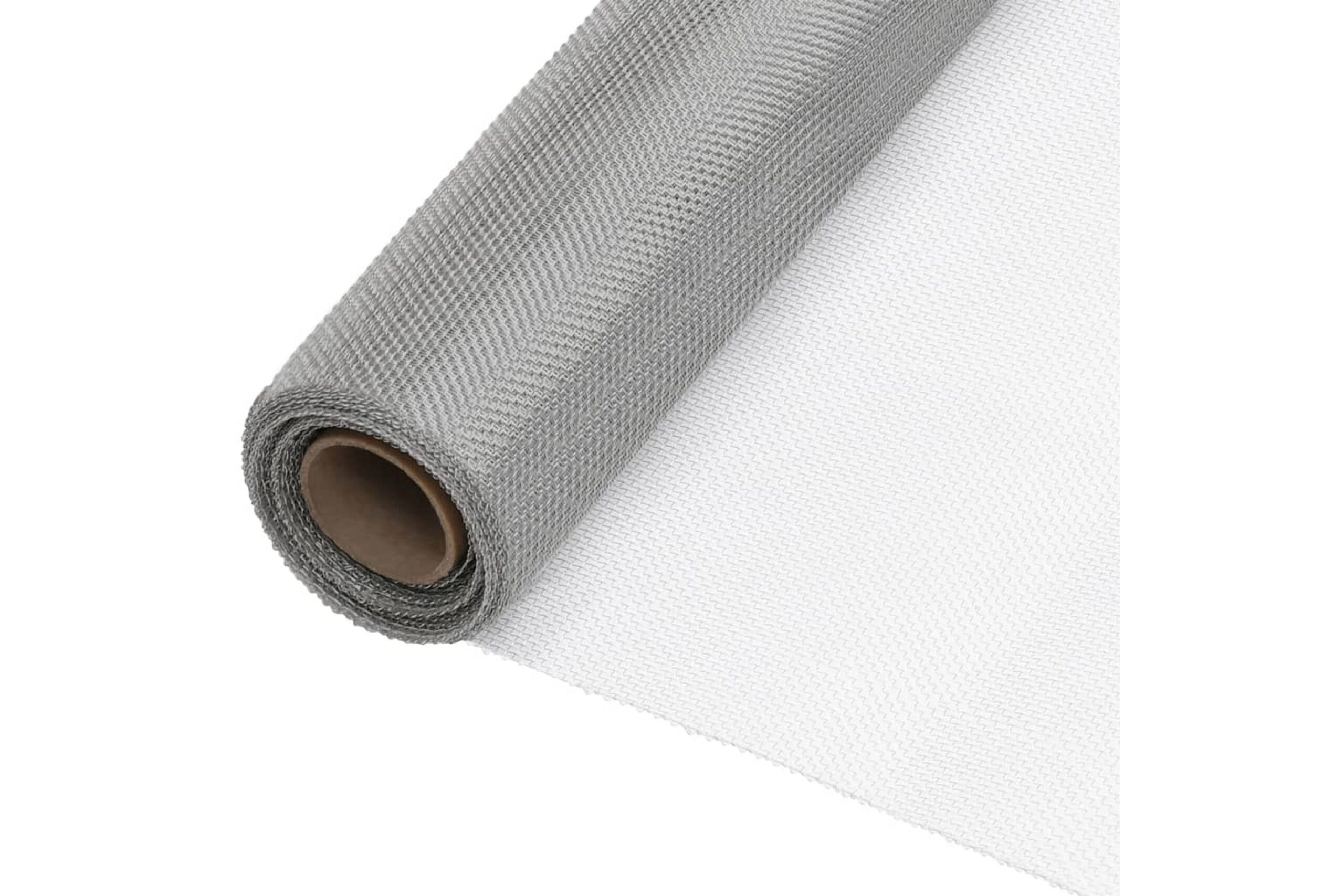Verkkosuoja ruostumaton teräs 80x1000 cm hopea -