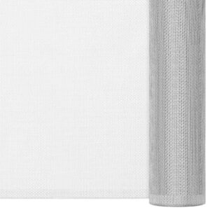 Verkkosuoja alumiini 80x500 cm hopea -