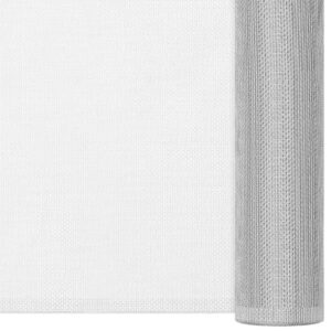 Verkkosuoja alumiini 112x2000 cm hopea -