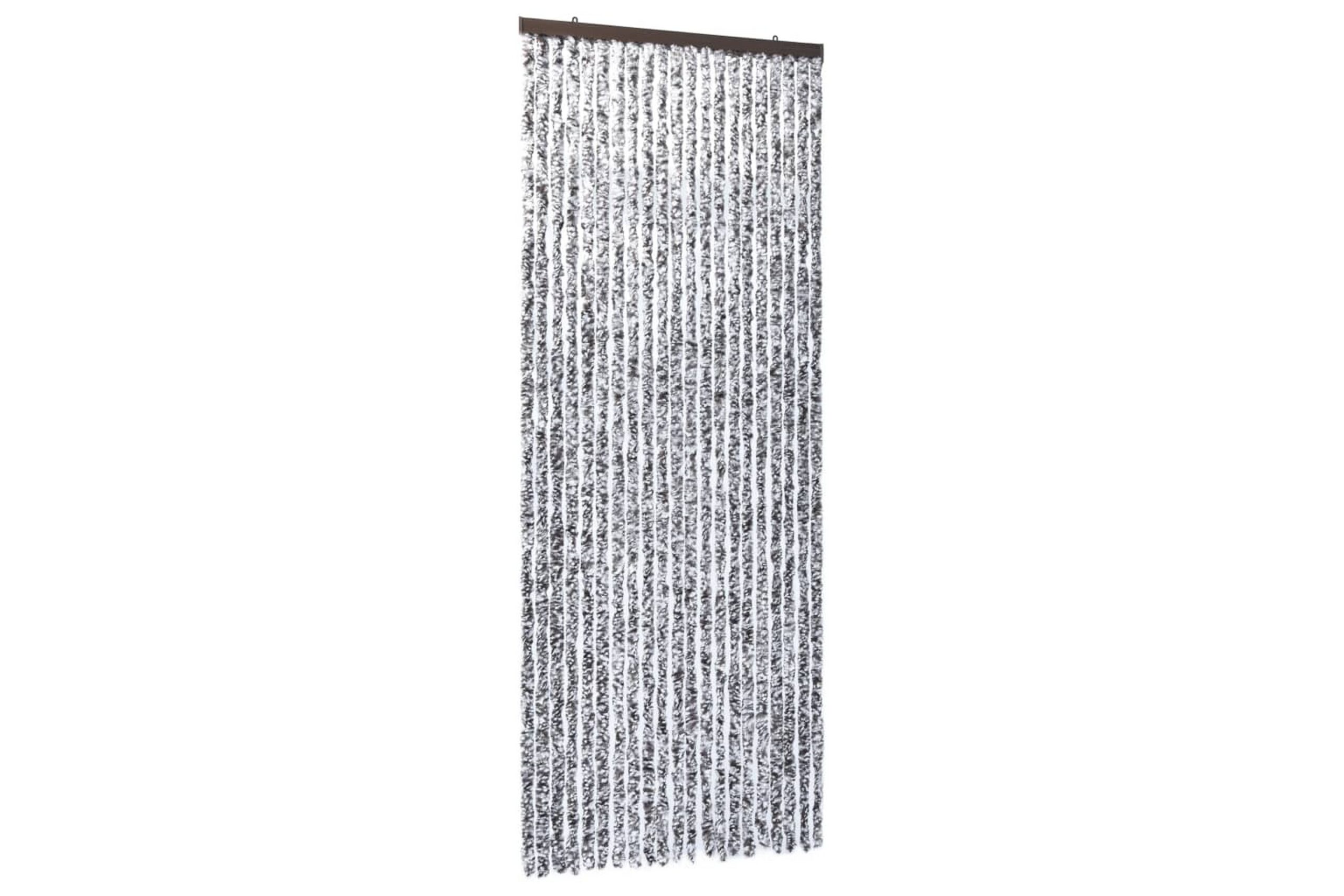 Hyönteisverho ruskea ja beige 90x220 cm Chenille - Monivärinen