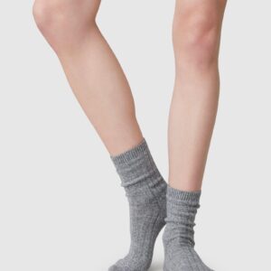 Bodil Chunky Socks Grey