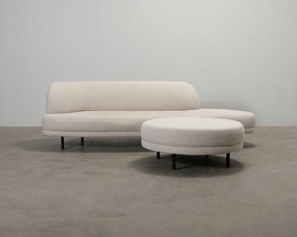 Bolia Grace 3-istuttava sohva rahilla vaaleanbeige